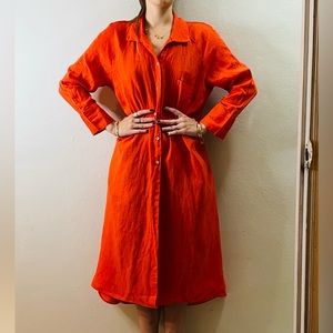Zara/ red/ Linen/ Medium